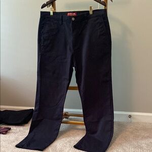 Rustic Dime Blue Chinos Straight-Leg Pants